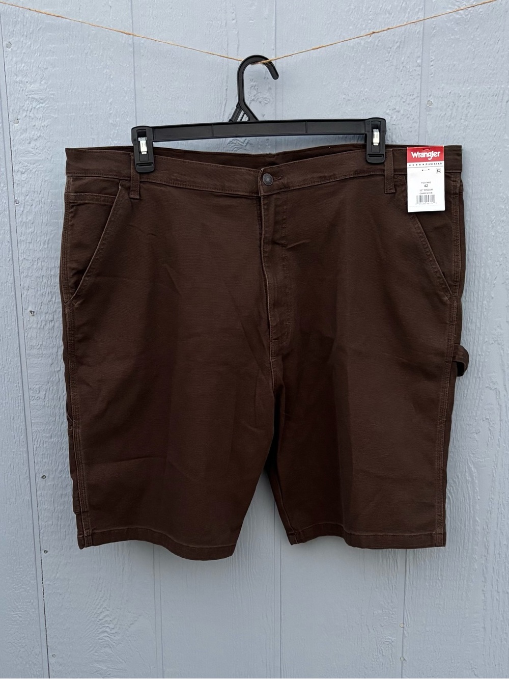Wrangler Men's Brown Carpenter Shorts